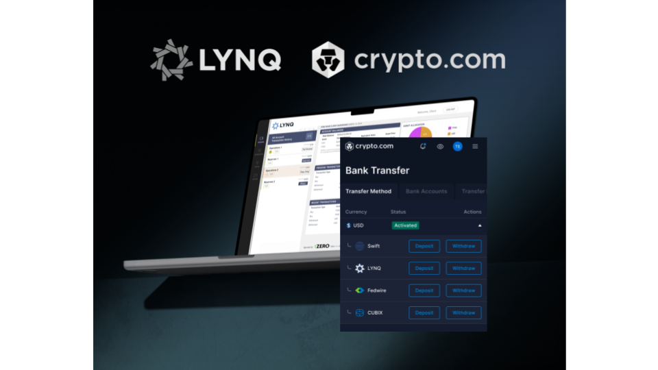 Lynq and Crypto.com to Launch Exchange Integration